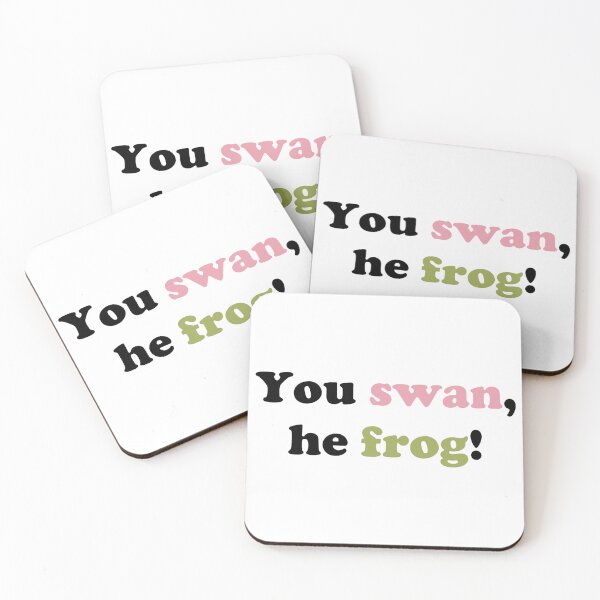 Item preview, You Swan, He Frog! designed and sold by vapequeen.