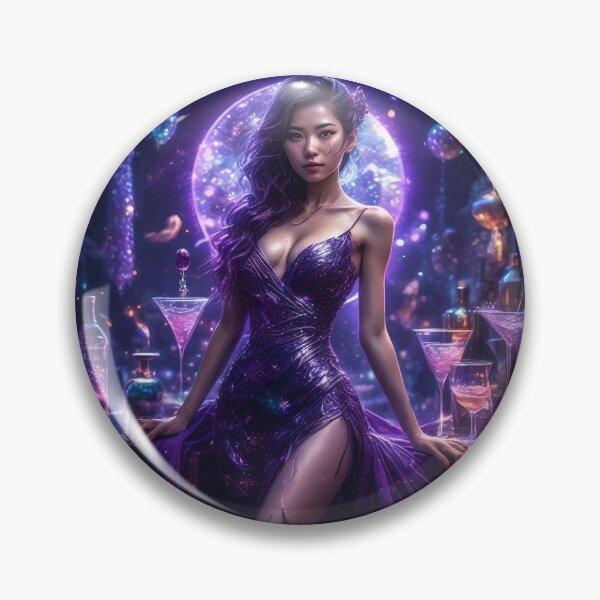 Item preview, Purple Shiny Party Dress designed and sold by Fantasy-Fashion.
