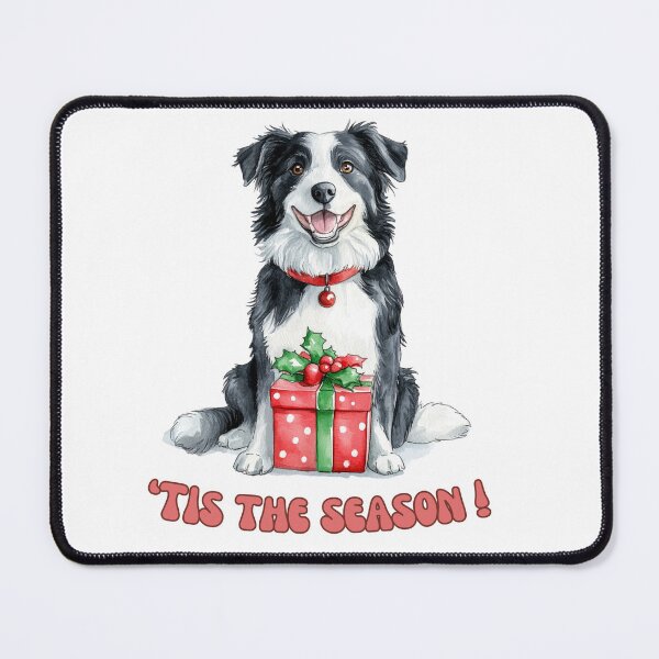 Item preview, Border Collie dog holding Christmas present designed and sold by M1234s.