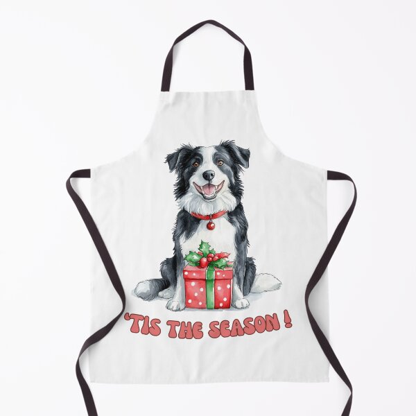 Item preview, Border Collie dog holding Christmas present designed and sold by M1234s.