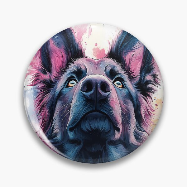 Item preview, German Shepherd in a frenzy of color designed and sold by Supergaucho84.
