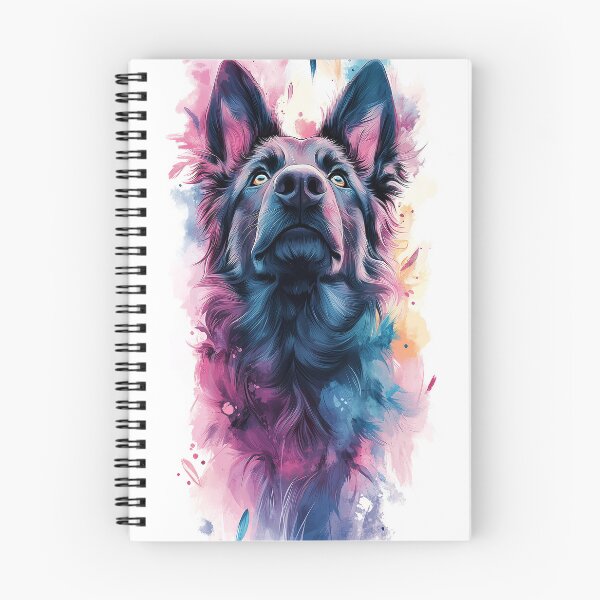 Item preview, German Shepherd in a frenzy of color designed and sold by Supergaucho84.
