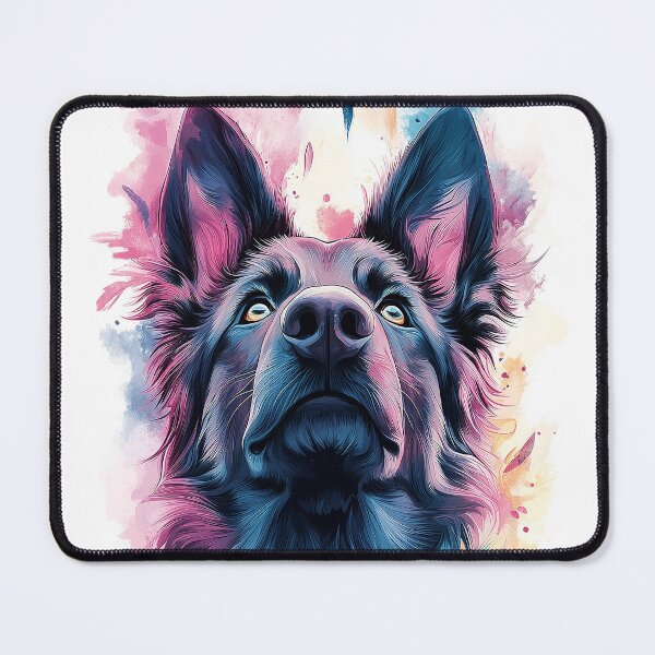Item preview, German Shepherd in a frenzy of color designed and sold by Supergaucho84.