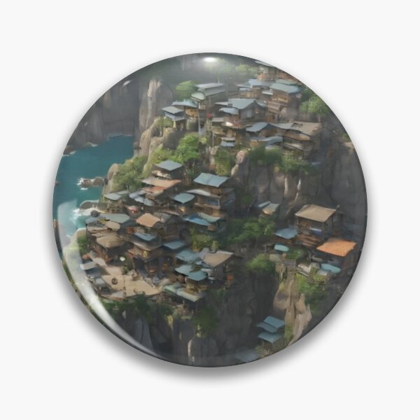 Item preview, Steep Sea Cliffs of a Coastal Village designed and sold by rajasekhark.
