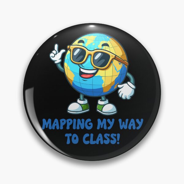 Item preview, Mapping My Way to Class! Funny Quote Geography Lover Back to School designed and sold by stylishdzign.