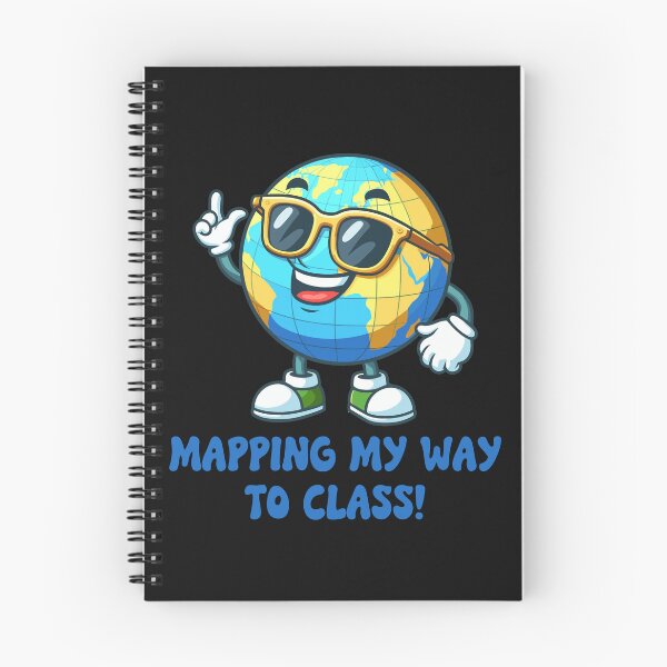 Item preview, Mapping My Way to Class! Funny Quote Geography Lover Back to School designed and sold by stylishdzign.