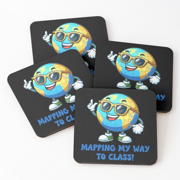 Item preview, Mapping My Way to Class! Funny Quote Geography Lover Back to School designed and sold by stylishdzign.