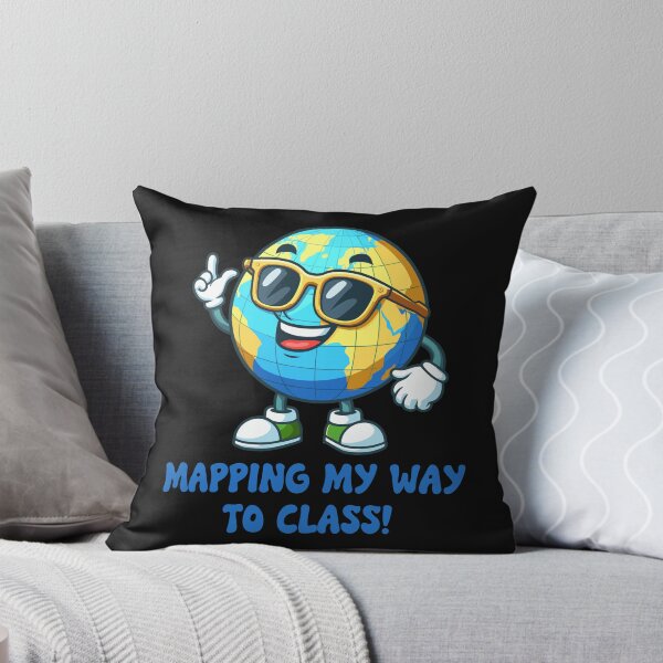Item preview, Mapping My Way to Class! Funny Quote Geography Lover Back to School designed and sold by stylishdzign.