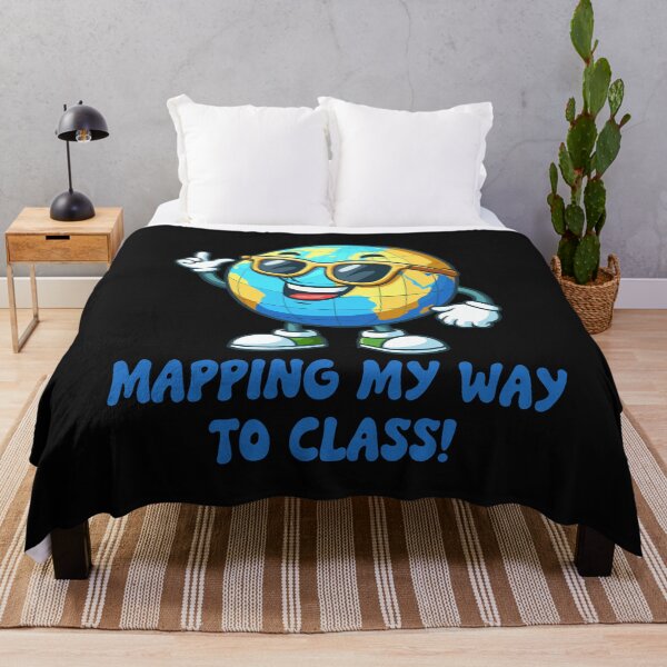 Item preview, Mapping My Way to Class! Funny Quote Geography Lover Back to School designed and sold by stylishdzign.