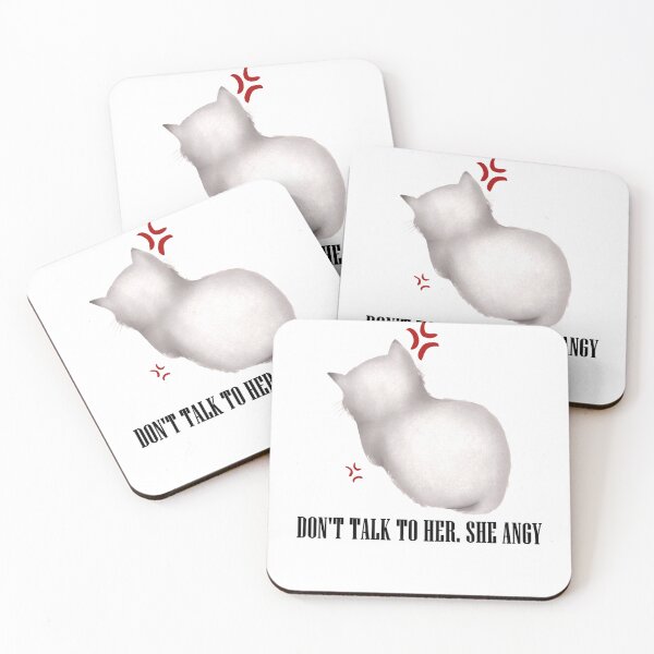 Item preview, Angy cat - white designed and sold by Leeh-designs.