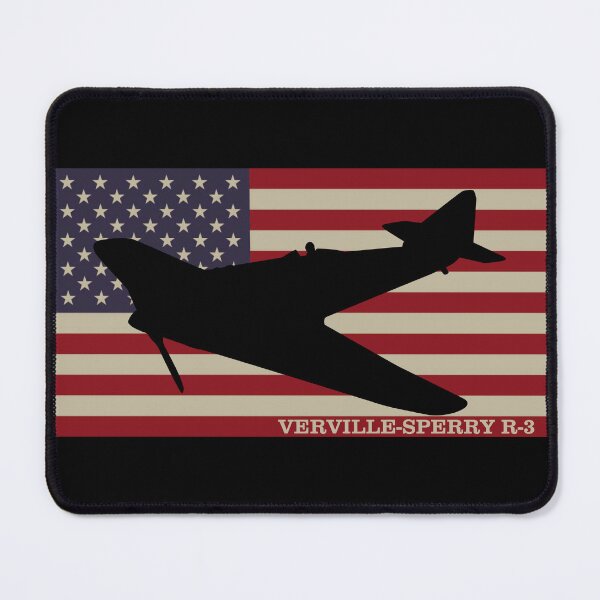 Item preview, Verville-Sperry R-3 American Racing Plane Vintage Worn Flag designed and sold by MilitaryMart.