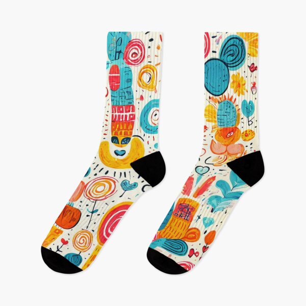 Item preview, Whimsical Doodle Pattern designed and sold by BirdsnStuff.
