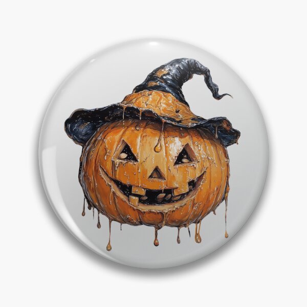 Item preview, Halloween pumpkin man in witch hat ver. 1 - Trick or Treat designed and sold by WorldByEsi.
