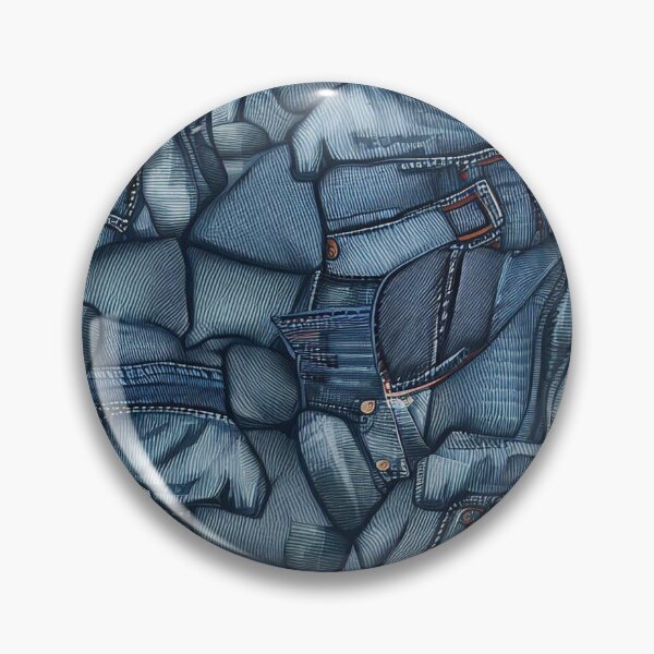 Item preview, Stylish Denim Print with Textured Finish designed and sold by communedesigns.