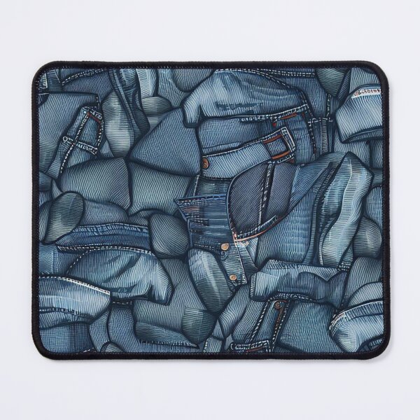 Item preview, Stylish Denim Print with Textured Finish designed and sold by communedesigns.