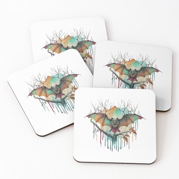Item preview, Dark bat flying over branch designed and sold by Ann Miu Deluxe.