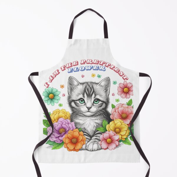 Item preview, adorabile gattino I Am the Prettiest Flower designed and sold by Shop2s.