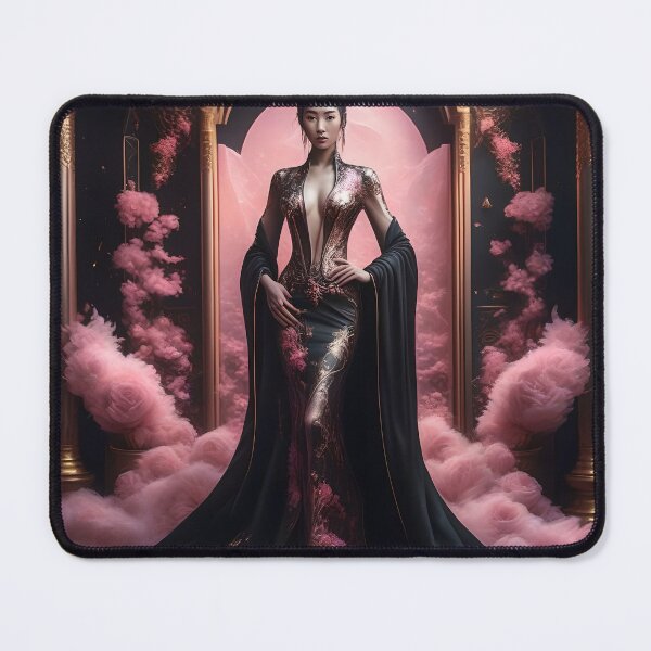 Item preview, Black and Pink Couture Gown designed and sold by Fantasy-Fashion.