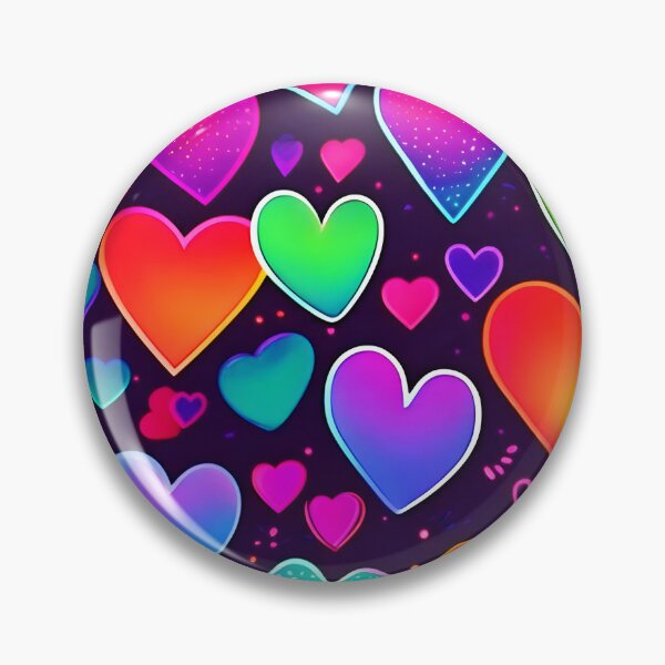 Item preview, Neon Heart Symphony designed and sold by Health And Fitness Posts e-Store.