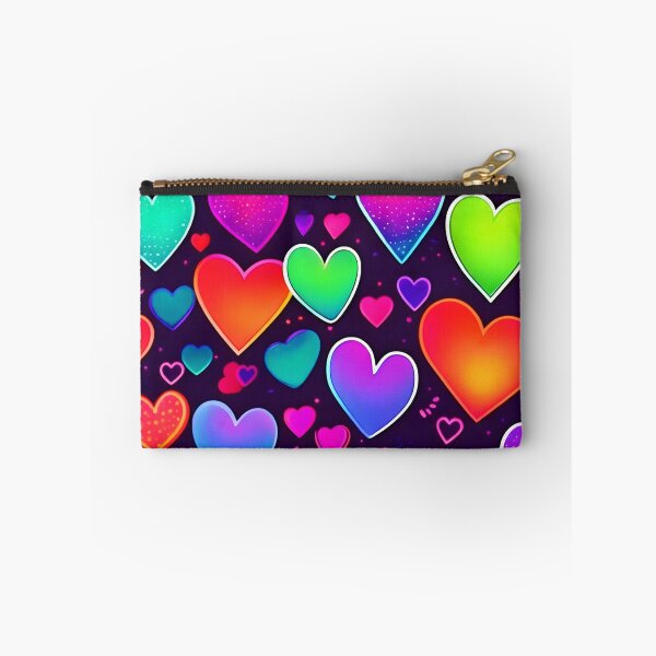 Item preview, Neon Heart Symphony designed and sold by Health And Fitness Posts e-Store.