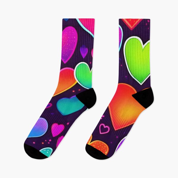 Item preview, Neon Heart Symphony designed and sold by Health And Fitness Posts e-Store.