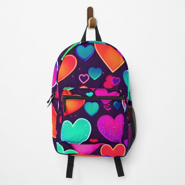 Item preview, Neon Heart Symphony designed and sold by Health And Fitness Posts e-Store.