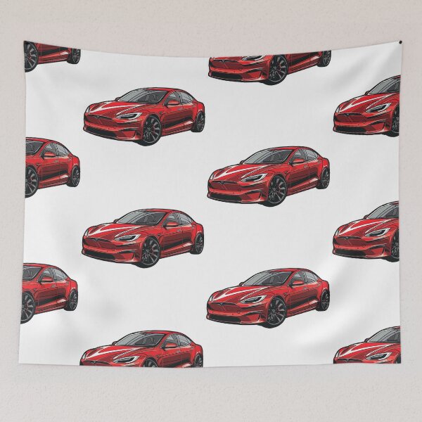 Item preview, Beautiful Red Tesla designed and sold by kahida.