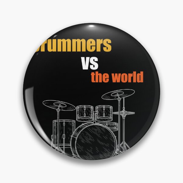 Item preview, music memes, drummers vs the world designed and sold by Creative-Wolf16.