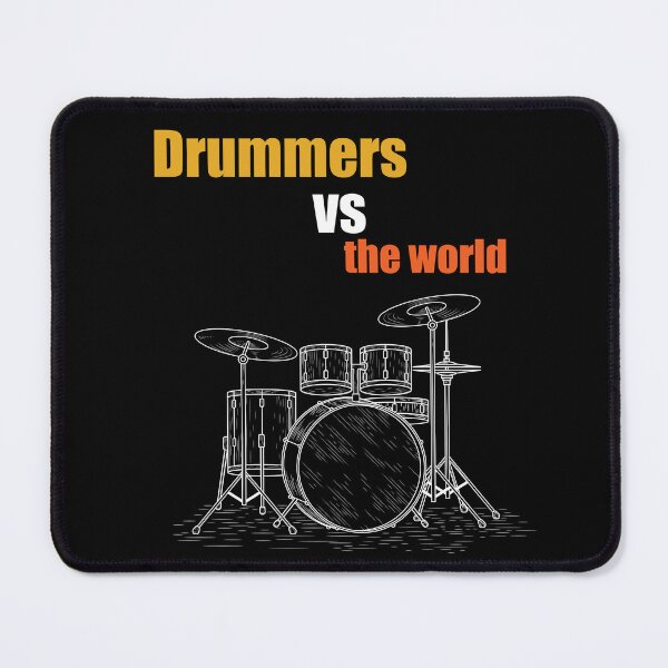 Item preview, music memes, drummers vs the world designed and sold by Creative-Wolf16.