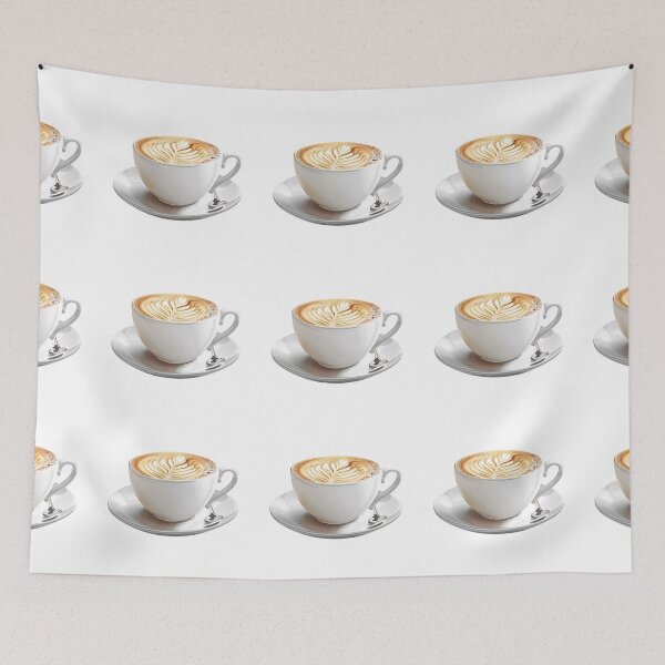 Item preview, Cup of Cappuccino Stickers, Logo, Illustration, Wall arts, Art Prints and More designed and sold by Kevin Lou.