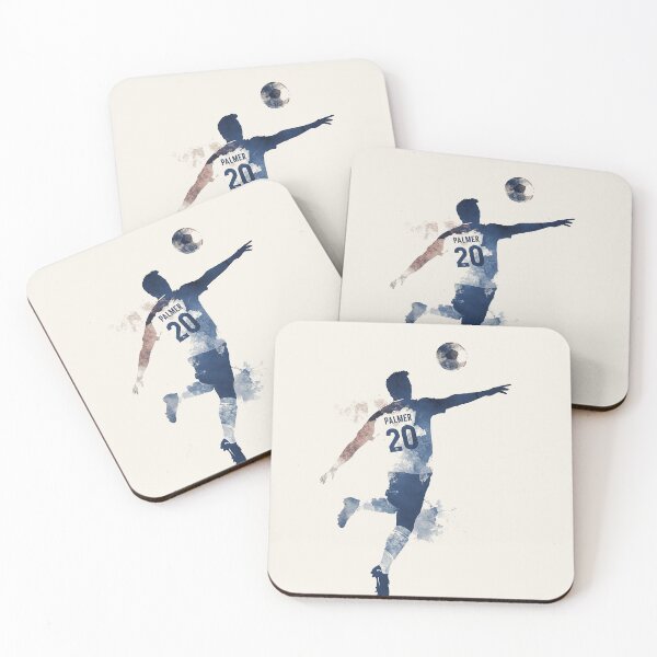 Item preview, Cole Palmer - Dynamic Soccer Silhouette designed and sold by Retro Travel Design.