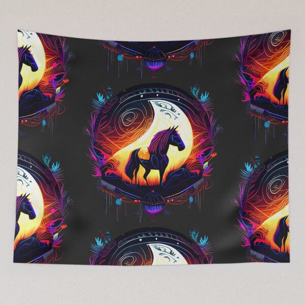Item preview, Magical Tribal Wild Horse designed and sold by Chubuter.