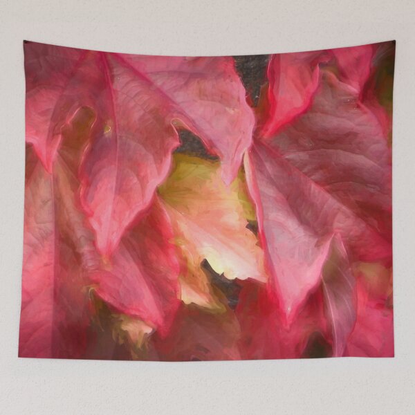 Aperçu de l'œuvre Feuilles de lierre rouge X105 créée et vendue par RichFrancoCars.