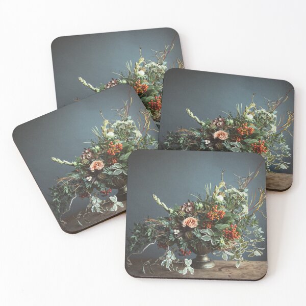 Item preview, botanical art simple wildflowers Art Deco designed and sold by SoulfulFineArt.