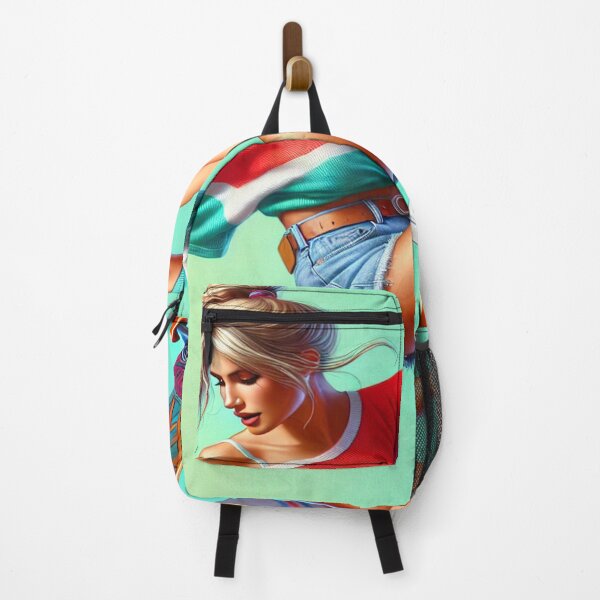 Item preview, Youthful Female Skateboarder in Mid-Jump designed and sold by Genady.