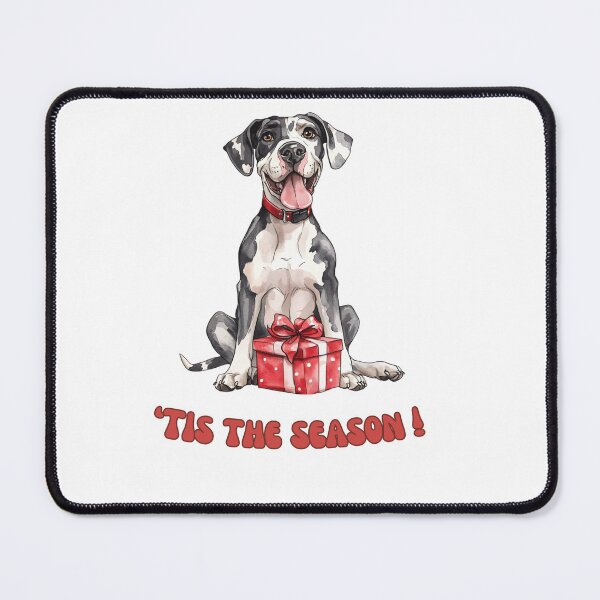 Item preview, Great Dane dog holding Christmas present designed and sold by M1234s.