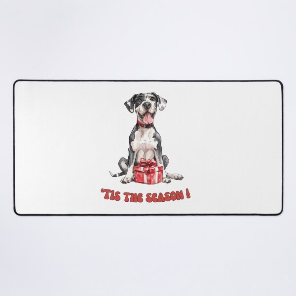 Item preview, Great Dane dog holding Christmas present designed and sold by M1234s.