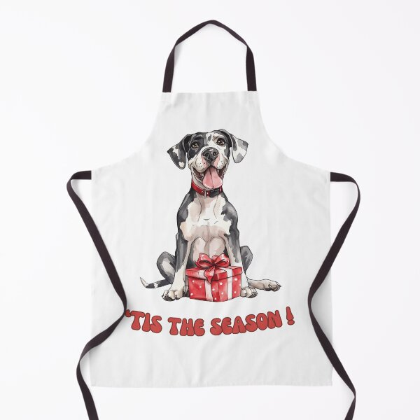 Item preview, Great Dane dog holding Christmas present designed and sold by M1234s.