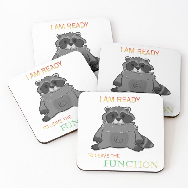 Item preview, Socially Anxious Racoon designed and sold by DuckhatsMcGee.