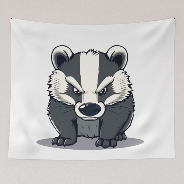 Item preview, grumpy badger grumpy old man designed and sold by toastygoat.