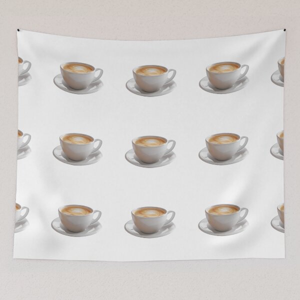 Item preview, Cup of Cappuccino Stickers, Logo, Illustration, Wall arts, Art Prints and More designed and sold by Kevin Lou.