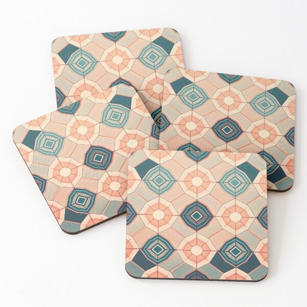 Item preview, geometric pattern Design featuring, interlocking geometric shapes such as hexagon. designed and sold by HEMRO.