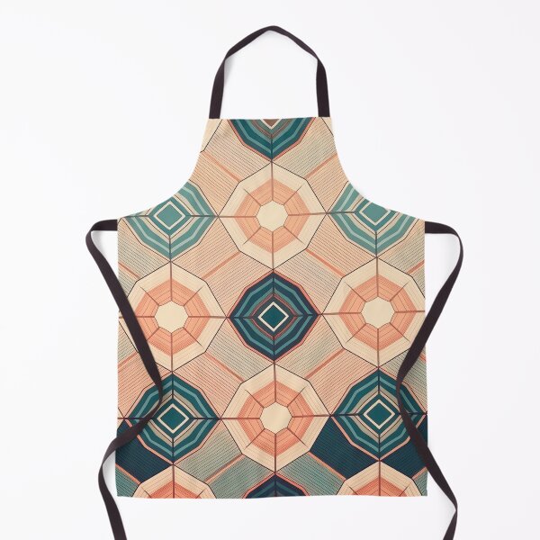 Item preview, geometric pattern Design featuring, interlocking geometric shapes such as hexagon. designed and sold by HEMRO.
