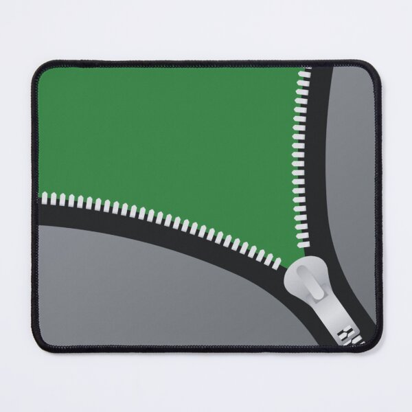 Item preview, GREY AND GREEN ASYMMETRICAL ZIPPER DESIGN designed and sold by asudesign.