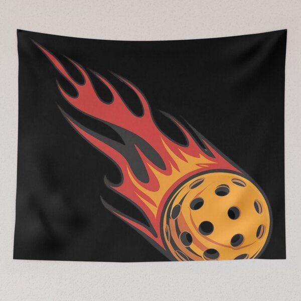 Item preview, Fiery Pickleball Passion Darker designed and sold by OutofFocusShop.