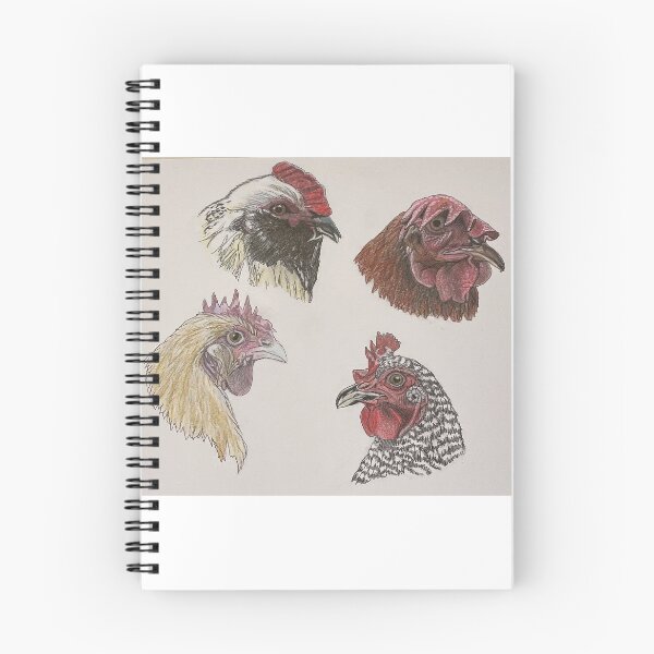 Item preview, JBA-Chicken Heads designed and sold by JoanBeaudryART.