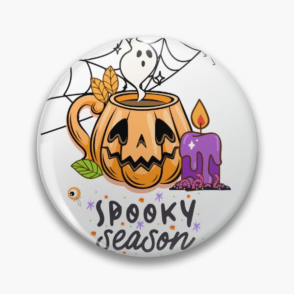 Item preview, Spooky Season, Ghost, Pumpkin, Spiderweb, candle designed and sold by Acconite.