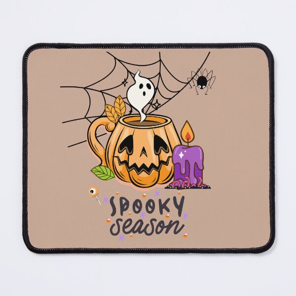 Item preview, Spooky Season, Ghost, Pumpkin, Spiderweb, candle designed and sold by Acconite.