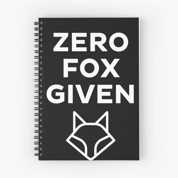 Item preview, Zero Fox Given - Funny T-Shirt designed and sold by Kamal Khajeb.