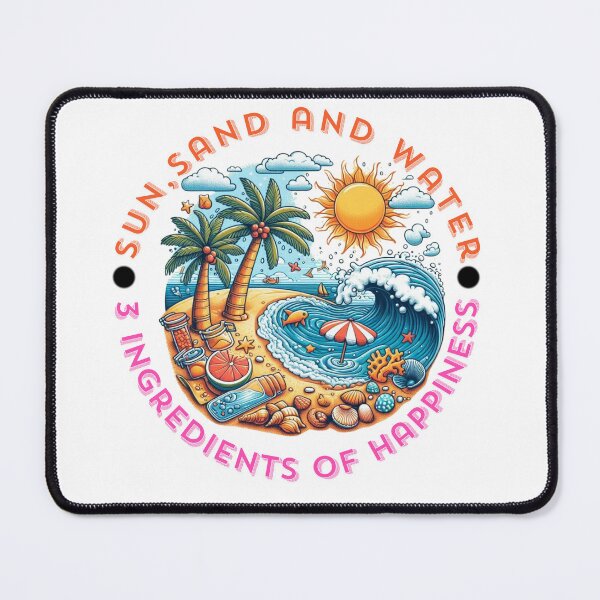 Item preview, Sun, sand, water designed and sold by Ink-and-Style.